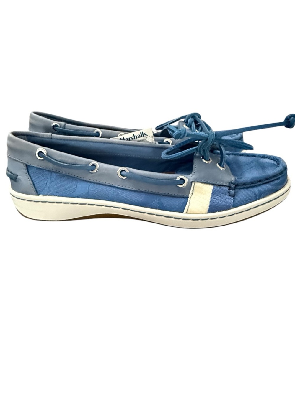 Coach Rainey Top Sider Signature Slip on Canvas Shoes, Size 8. - Picture 4 of 12